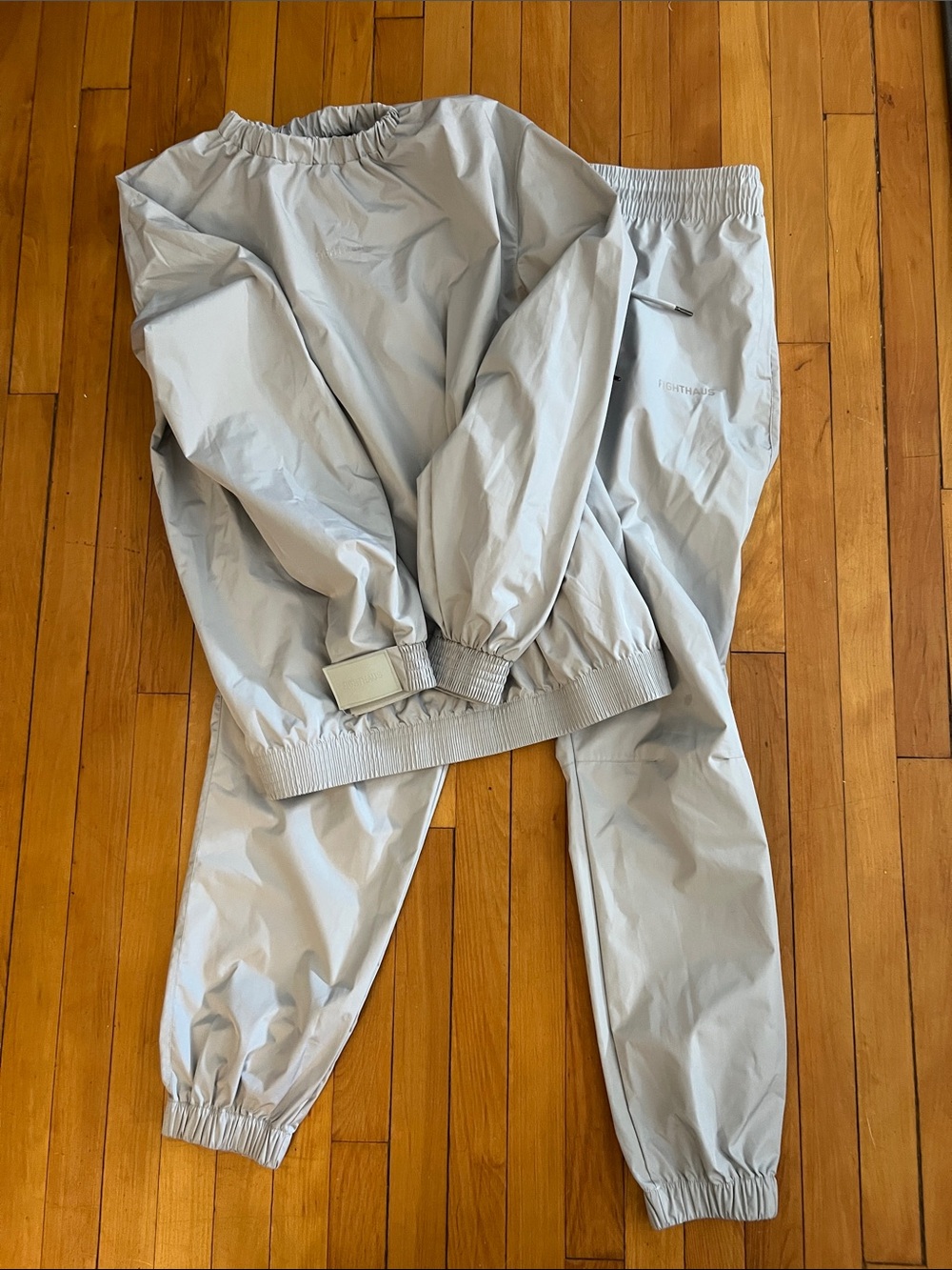 FIGHTHAUS - Light Gray Men’s sauna pants -